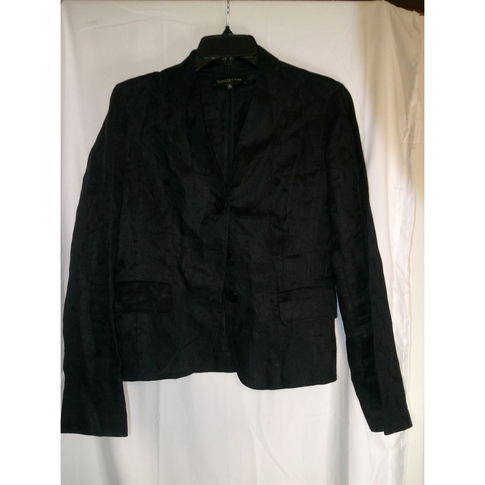 Jones New Yorkk Navy Blue Single-Button Blazer Professional Office Wear Jacket 6